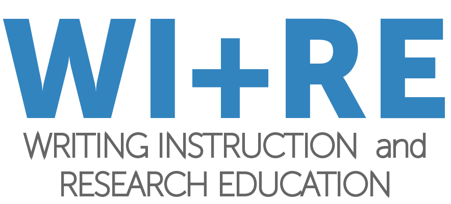 UCLA WI+RE (Writing Instruction and Research Education) Logo