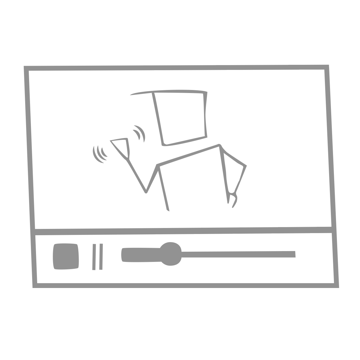 Video player embed wireframe